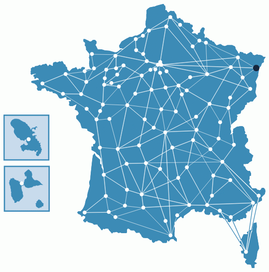 Eurabis : une présence nationale du réseau