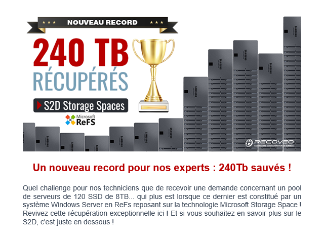 240 TB Récupérés